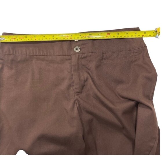 URBANE SCRUBS Women's Uniform Pants Size Small Chocolate Brown Pockets Nurse EUC - Picture 3 of 10